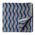 Precut 0.75 meters -Blue Ikat Pochampally Woven Cotton Fabric