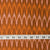 Precut 1 meters -Orange Mercerised Ikat Pochampally Woven Cotton Fabric