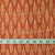 Precut 1meter - Orange Mercerised Ikat Pochampally Woven Cotton Fabric