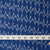 Precut 0.75 meters -Blue Mercerised Ikat Pochampally Woven Cotton Fabric