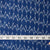 Precut 1meter - Blue Mercerised Ikat Pochampally Woven Cotton Fabric