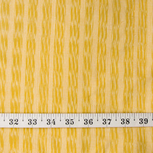 Yellow Ikat Pochampally Woven Cotton Fabric