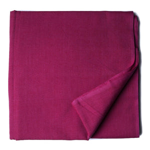 Precut 1meter - Pink Ikat Plain Pochampally Woven Cotton Fabric