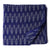 Precut 0.75 meters -Blue Mercerised Ikat Pochampally Woven Cotton Fabric