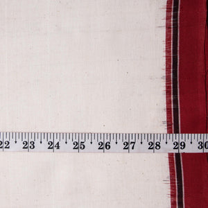 Precut 0.75 meters -Ikat Cotton Fabric with Double Ikat Border