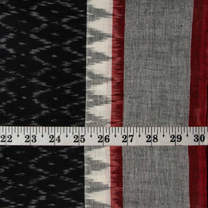 Ikat Cotton Fabric with Temple Border