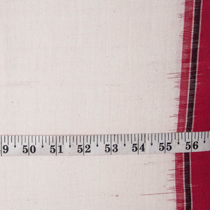 Precut 0.75 meters -Ikat Cotton Fabric with Double Ikat Border