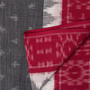 Ikat Cotton Fabric with Temple Border