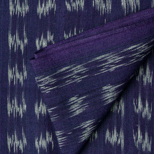 Precut 0.25 meters -Blue Ikat Pochampally Handloom Cotton Fabric