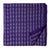Precut 0.75 meters -Purple Ikat Pochampally Handloom Cotton Fabric