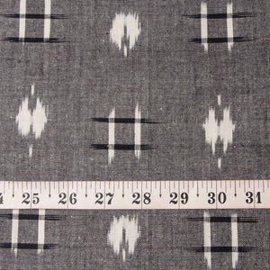 Precut 0.25 meters -Double Ikat Pochampally Woven Cotton Fabric