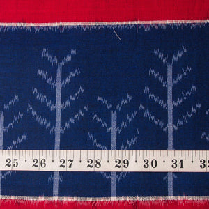 Precut 0.75 meters -Precut 1meter - Double Ikat Pochampally Woven Cotton Fabric