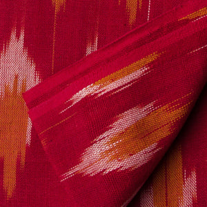Precut 0.75 meters -Ikat Pochampally Woven Cotton Fabric
