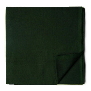 Precut 1 meters -Dark Green Ikat Plain Woven Cotton Fabric