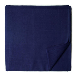 Indigo Ikat Plain Woven Cotton Fabric
