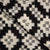 Precut 1 meter -Black & White Double Ikat Pochampally Woven Cotton Fabric