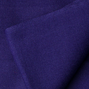 Blue Ikat Plain Pochampally Woven Cotton Fabric