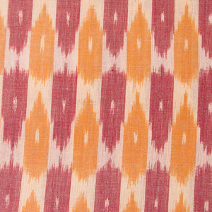 Precut 0.75 meters -Ikat Pochampally Woven Cotton Fabric