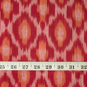 Precut 1 meter -Ikat Pochampally Woven Cotton Fabric