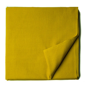 Yellow Ikat Plain Woven Cotton Fabric