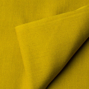 Yellow Ikat Plain Woven Cotton Fabric