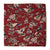 Maroon floral Kalamkari Screen Printed Cotton Fabric  with Bird print