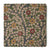 Green floral Kalamkari Screen Printed Cotton Fabric 