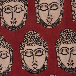 Precut 0.5 meters -Kalamkari Screen Printed Cotton Fabric