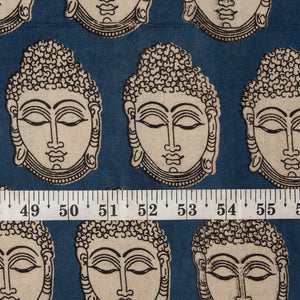 Precut 0.5 meters -Kalamkari Screen Printed Cotton Fabric