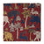 Multi colour Kalamkari Screen Printed Cotton Fabric  with Animal print