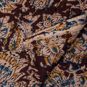 Precut 0.50 meters -Kalamkari Handblock Printed Cotton Fabric