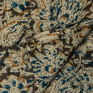 Precut 1 meter -Kalamkari Handblock Printed Cotton Fabric