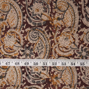 Precut 1 meter -Kalamkari Handblock Printed Cotton Fabric