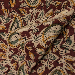 Precut 0.25 meters -Kalamkari Handblock Printed Cotton Fabric