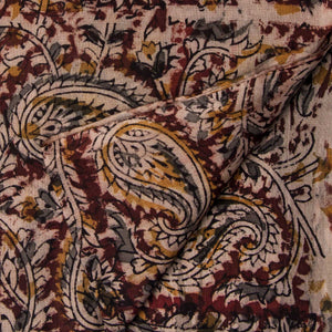 Precut 1 meter -Kalamkari Handblock Printed Cotton Fabric