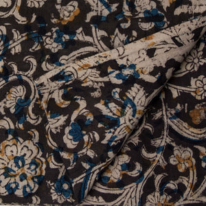 Precut 0.5 meters -Kalamkari Handblock Printed Cotton Fabric