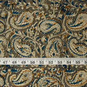 Precut 1 meter -Kalamkari Handblock Printed Cotton Fabric