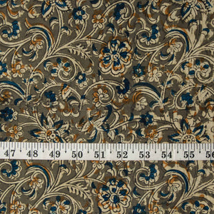 Precut 0.75 meters -Kalamkari Handblock Printed Cotton Fabric