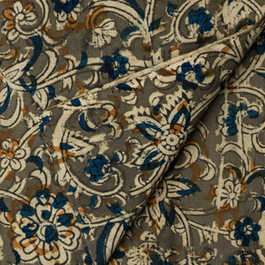 Precut 0.75 meters -Kalamkari Handblock Printed Cotton Fabric