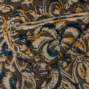 Precut 1 meters -Kalamkari Handblock Printed Cotton Fabric