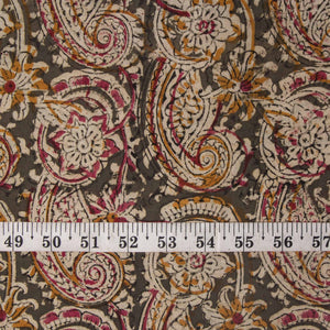 Precut 1 meters -Kalamkari Handblock Printed Cotton Fabric