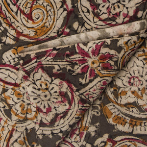 Precut 1 meters -Kalamkari Handblock Printed Cotton Fabric