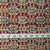 Precut 1 meters -Red & Off White Kalamkari Handblock Printed Cotton Fabric