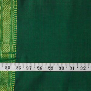 Precut 0.25 meters -Original Mangalgiri Handloom Cotton Fabric with Golden Border