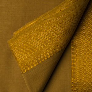 Original Mangalgiri Handloom Cotton Fabric with Golden Border