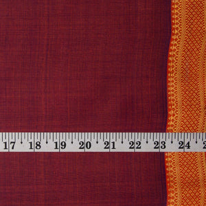 Original Mangalgiri Handloom Cotton Fabric with Golden Border