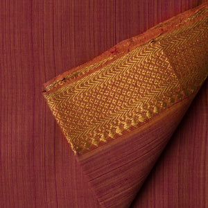 Precut 0.50 meters -Original Mangalgiri Handloom Cotton Fabric with Golden Border