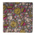 Grey and Pink Screen Printed Kalamkari Cotton Fabric with Floral print