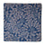 Blue Screen Printed Kalamkari Cotton Fabric with Floral print