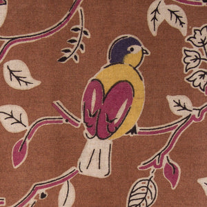 Precut 0.5 meters -Kalamkari Screen Printed Cotton Fabric